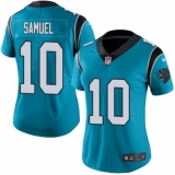 Women's Nike Carolina Panthers #10 Curtis Samuel Blue Alternate Vapor Untouchable Limited Player NFL Jersey