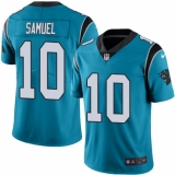 Youth Nike Carolina Panthers #10 Curtis Samuel Limited Blue Rush Vapor Untouchable NFL Jersey