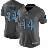 Women's Nike Carolina Panthers #44 J.J. Jansen Gray Static Vapor Untouchable Limited NFL Jersey