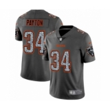 Men's Chicago Bears #34 Walter Payton Limited Gray Static Fashion Limited Football Jersey