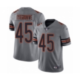 Youth Chicago Bears #45 Joel Iyiegbuniwe Limited Silver Inverted Legend Football Jersey