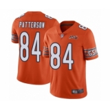 Men's Chicago Bears #84 Cordarrelle Patterson Orange Alternate 100th Season Limited Football Jersey