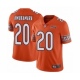 Men's Chicago Bears #20 Prince Amukamara Orange Alternate 100th Season Limited Football Jersey