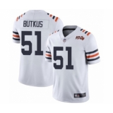 Youth Chicago Bears #51 Dick Butkus White 100th Season Limited Football Jersey