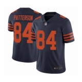 Men's Chicago Bears #84 Cordarrelle Patterson Limited Navy Blue Rush Vapor Untouchable Football Jersey