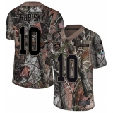 Men's Nike Chicago Bears #10 Mitchell Trubisky Limited Camo Rush Realtree NFL Jersey