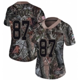 Women's Nike Chicago Bears #87 Tom Waddle Limited Camo Rush Realtree NFL Jersey
