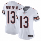 Women's Nike Chicago Bears #13 Bennie Fowler III White Vapor Untouchable Limited Player NFL Jersey