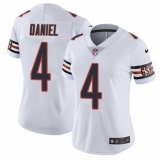 Women's Nike Chicago Bears #4 Chase Daniel White Vapor Untouchable Limited Player NFL Jersey