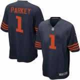 Men's Nike Chicago Bears #1 Cody Parkey Game Navy Blue Alternate NFL Jersey