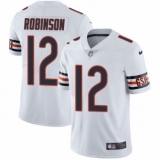 Men's Nike Chicago Bears #12 Allen Robinson White Vapor Untouchable Limited Player NFL Jersey