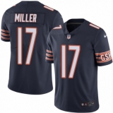 Men's Nike Chicago Bears #17 Anthony Miller Navy Blue Team Color Vapor Untouchable Limited Player NFL Jersey