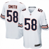 Men's Nike Chicago Bears #58 Roquan Smith Game White NFL Jersey