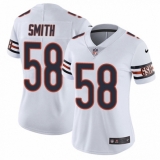 Women's Nike Chicago Bears #58 Roquan Smith White Vapor Untouchable Limited Player NFL Jersey