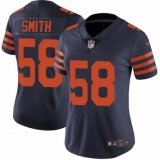 Women's Nike Chicago Bears #58 Roquan Smith Navy Blue Alternate Vapor Untouchable Limited Player NFL Jersey
