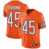 Men's Nike Chicago Bears #45 Joel Iyiegbuniwe Elite Orange Rush Vapor Untouchable NFL Jersey