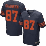 Men's Nike Chicago Bears #87 Adam Shaheen Elite Navy Blue Alternate NFL Jersey