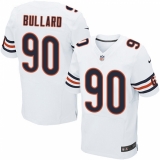 Men's Nike Chicago Bears #90 Jonathan Bullard Elite White NFL Jersey