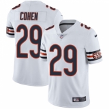 Men's Nike Chicago Bears #29 Tarik Cohen White Vapor Untouchable Limited Player NFL Jersey