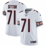 Youth Nike Chicago Bears #71 Josh Sitton White Vapor Untouchable Limited Player NFL Jersey