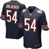 Men's Nike Chicago Bears #54 Brian Urlacher Game Navy Blue Team Color NFL Jersey