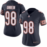 Women's Nike Chicago Bears #98 Mitch Unrein Navy Blue Team Color Vapor Untouchable Limited Player NFL Jersey