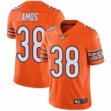Youth Nike Chicago Bears #38 Adrian Amos Limited Orange Rush Vapor Untouchable NFL Jersey