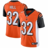 Men's Nike Cincinnati Bengals #32 Jeremy Hill Vapor Untouchable Limited Orange Alternate NFL Jersey