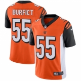 Men's Nike Cincinnati Bengals #55 Vontaze Burfict Vapor Untouchable Limited Orange Alternate NFL Jersey