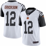 Men's Nike Cincinnati Bengals #12 Alex Erickson Limited White Rush Vapor Untouchable NFL Jersey
