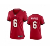 Women's Nike Tampa Bay Buccanee #6 Baker Mayfield Red Stitched Limited Jersey