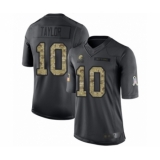 Youth Cleveland Browns #10 Taywan Taylor Limited Black 2016 Salute to Service Football Jersey