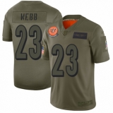 Women's Cleveland Browns #27 Kareem Hunt Limited Camo 2019 Salute to Service Football Jersey
