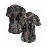 Women's Cleveland Browns #44 Sione Takitaki Limited Camo Rush Realtree Football Jersey