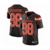 Men's Cleveland Browns #98 Sheldon Richardson Brown Team Color Vapor Untouchable Limited Player Football Jersey
