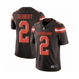 Men's Cleveland Browns #2 Austin Seibert Brown Team Color Vapor Untouchable Limited Player Football Jersey
