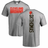 NFL Nike Cleveland Browns #92 Chad Thomas Ash Backer T-Shirt