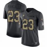 Youth Nike Cleveland Browns #23 Damarious Randall Limited Black 2016 Salute to Service NFL Jersey