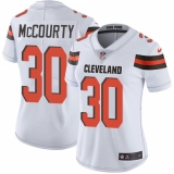 Women's Nike Cleveland Browns #30 Jason McCourty White Vapor Untouchable Limited Player NFL Jersey