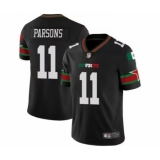 Men's Nike Dallas Cowboys #11 Micah Parsons Black Mexico Vapor Limited Stitched Football Jersey