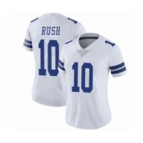 Women's Dallas Cowboys #10 Cooper Rush White Vapor Untouchable Limited Stitched Jersey