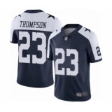 Men's Dallas Cowboys #23 Darian Thompson Navy Blue Throwback Alternate Vapor Untouchable Limited Player Football Jersey