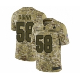 Youth Dallas Cowboys #58 Robert Quinn Limited Camo 2018 Salute to Service Football Jersey
