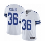 Youth Dallas Cowboys #36 Tony Pollard White Vapor Untouchable Limited Player Football Jersey