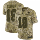 Men's Nike Dallas Cowboys #19 Amari Cooper Limited Camo 2018 Salute to Service NFL Jersey