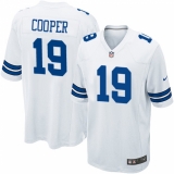 Men's Nike Dallas Cowboys #19 Amari Cooper Game White NFL Jersey