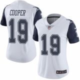 Women's Nike Dallas Cowboys #19 Amari Cooper Limited White Rush Vapor Untouchable NFL Jersey