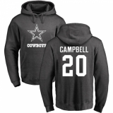 NFL Nike Dallas Cowboys #20 Ibraheim Campbell Ash One Color Pullover Hoodie