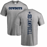 NFL Nike Dallas Cowboys #20 Ibraheim Campbell Ash Backer T-Shirt