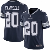 Youth Nike Dallas Cowboys #20 Ibraheim Campbell Navy Blue Team Color Vapor Untouchable Limited Player NFL Jersey
